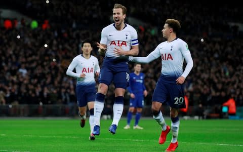 Spurs score a goal - Credit: REUTERS