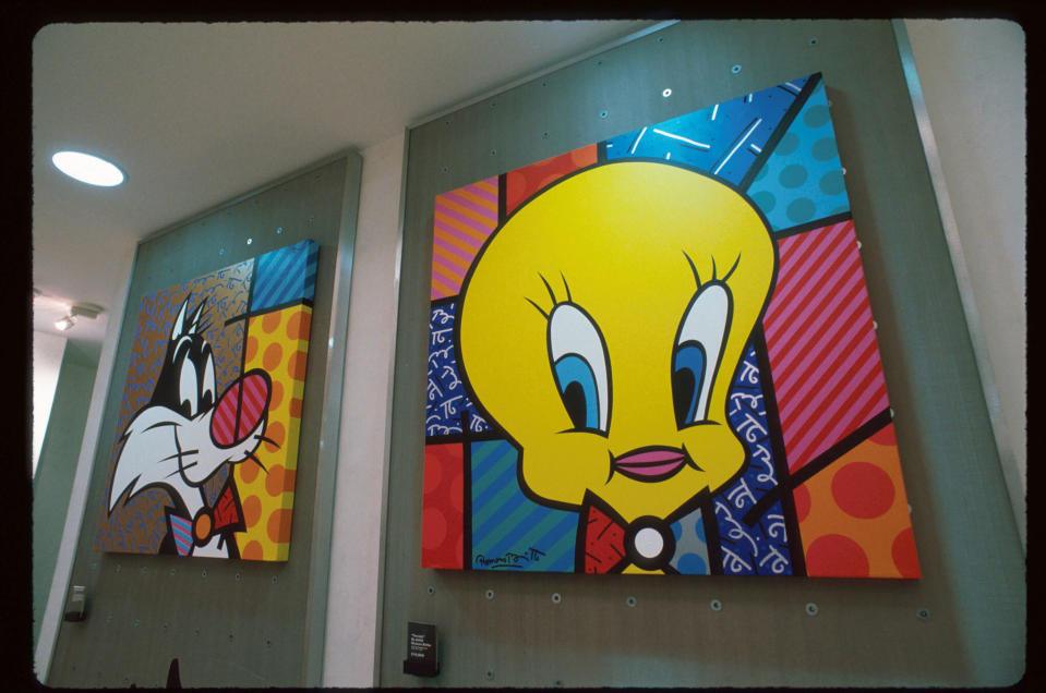 Tweety and Sylvester as pop art