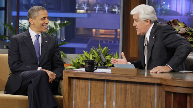 Obama Talks Trump, Tigers With Leno (ABC News)