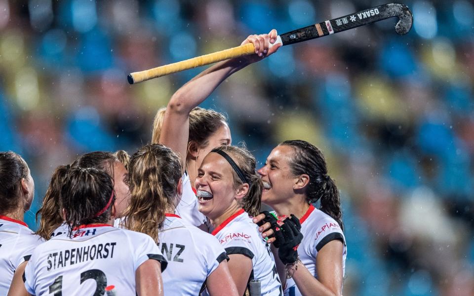 Two good: A Hannah Gablac double won the game for Germany - Getty Images Europe