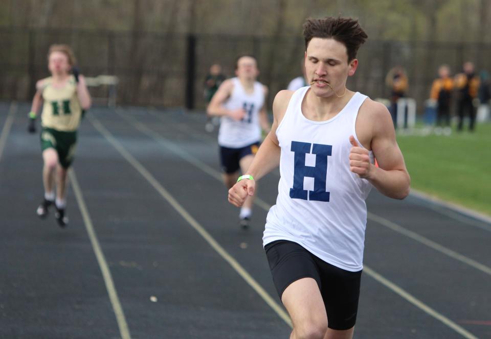 Hartland's Cameron Cheetam has Livingston County's fastest times in the 100, 200 and 400.