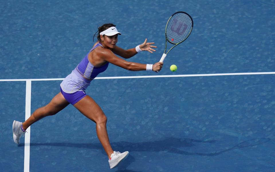 emma raducanu vs camila osorio live score citi open latest - AP