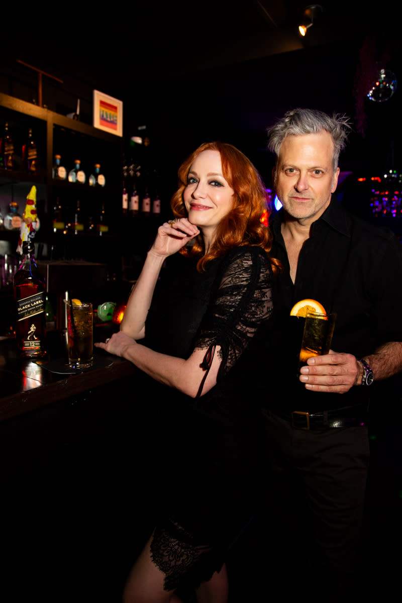 Christina Hendricks and George Bianchinis