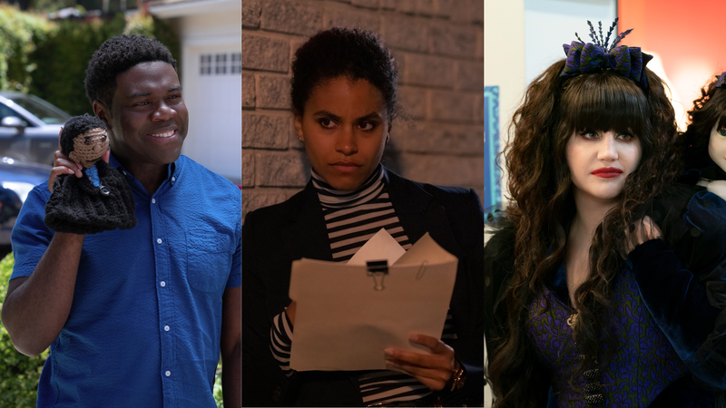 Sam Richardson in The Afterparty; Zazie Beetz in Full Circle; Natasia Demetriou in What We Do In The Shadows