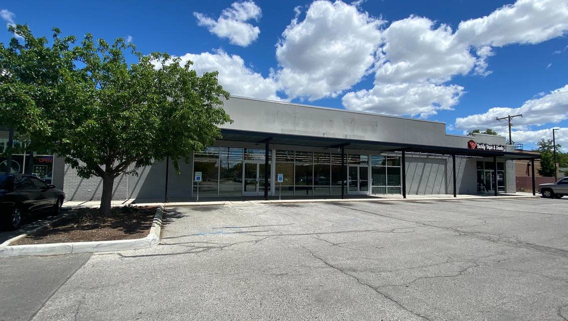 The Dollar Tree store on State Street in Boise was sandwiched between Luxe Nails and Durity Vape and Smoke 4. It closed in late June, and the inside is now empty.