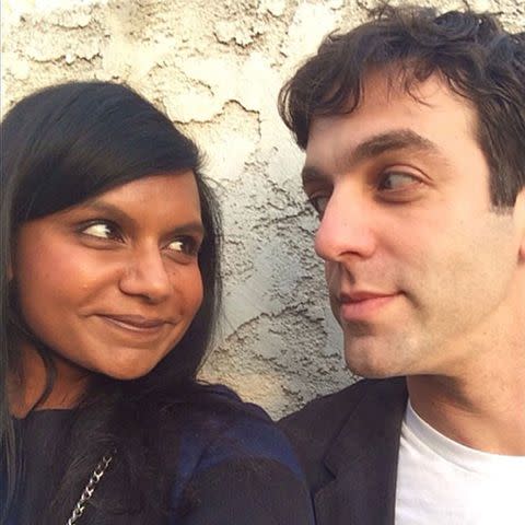 Mindy Kailing / Instagram Mindy Kaling and BJ Novak