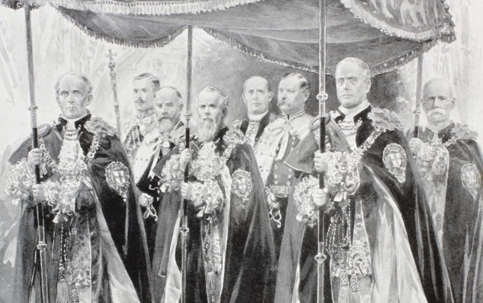 The Bearers of the Canopy over King George V - Design Pics Inc/Shutterstock/Shutterstock