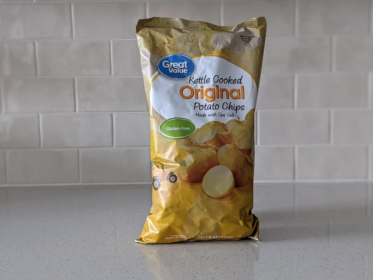 Great Value Kettle Cooked Original Potato Chips | Best Kettle-Style Chip, runner up