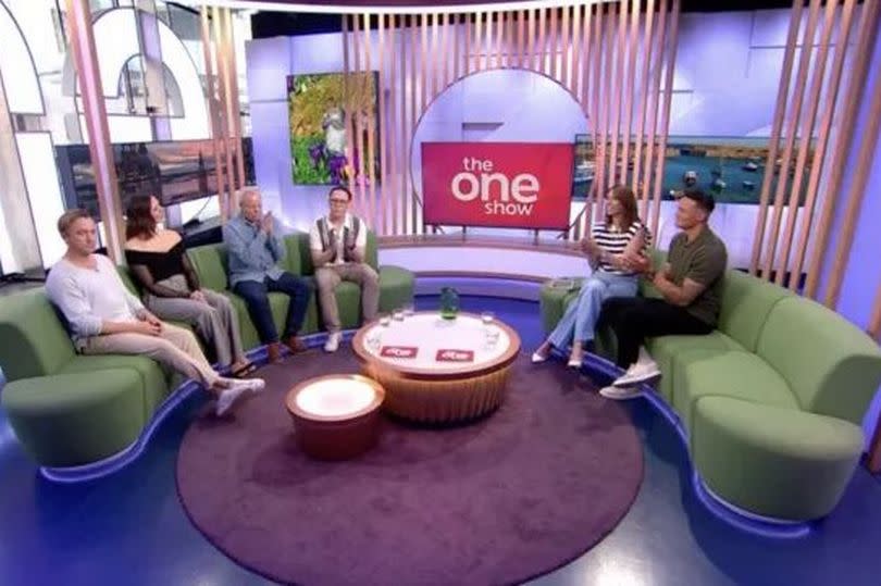 Tom sat with Meg Bellamy, Steve Pemberton and Reece Shearsmith on the show