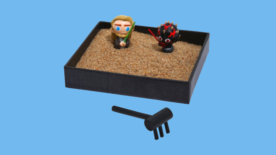 Relax and reflect with this adorable zen garden.