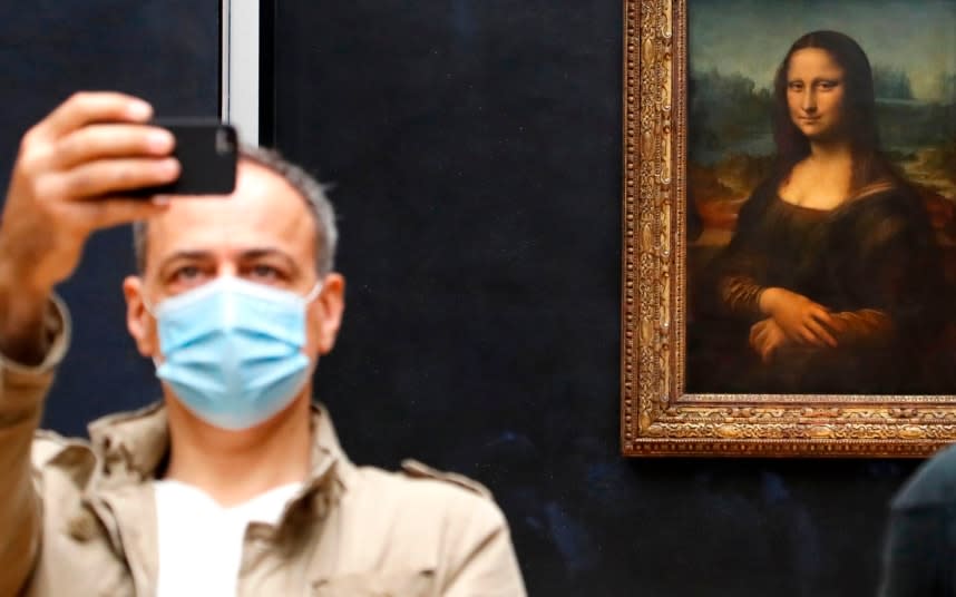 The Louvre is far quieter than usual - getty