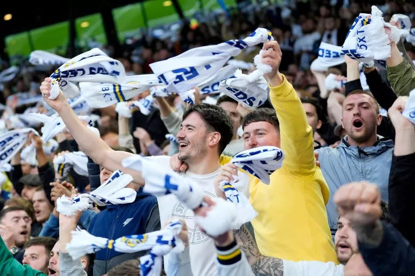 Leeds United fans will be desperate to get to Wembley with their club -Credit:Danny Lawson/PA Wire