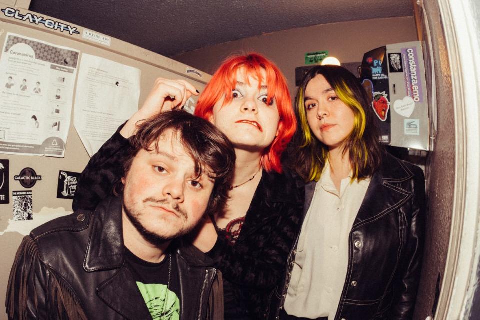 From left, Kurtis Mayo, Kelli Mayo and Peyton Bighorse are Skating Polly, a Tacoma-based, Oklahoma-bred "ugly pop" trio. The group will release June 23 "Chaos County Line," a double album and the band's first new studio recording in five years.