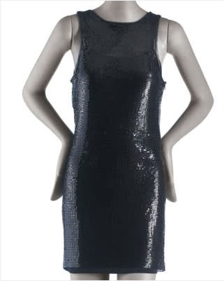 Alice + Olivia Sequined Mesh Tank Dress - $440.00