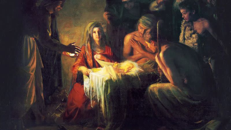 “The Birth of Jesus” is by Carl Heinrich Bloch.