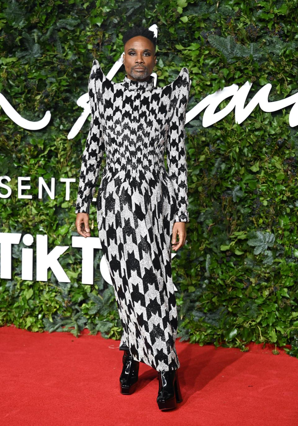 Billy Porter at The Fashion Awards 2021.