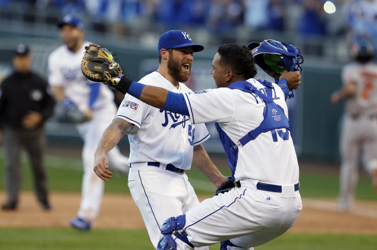 Kansas City Royals catcher Salvador Perez on his sweet smell of success