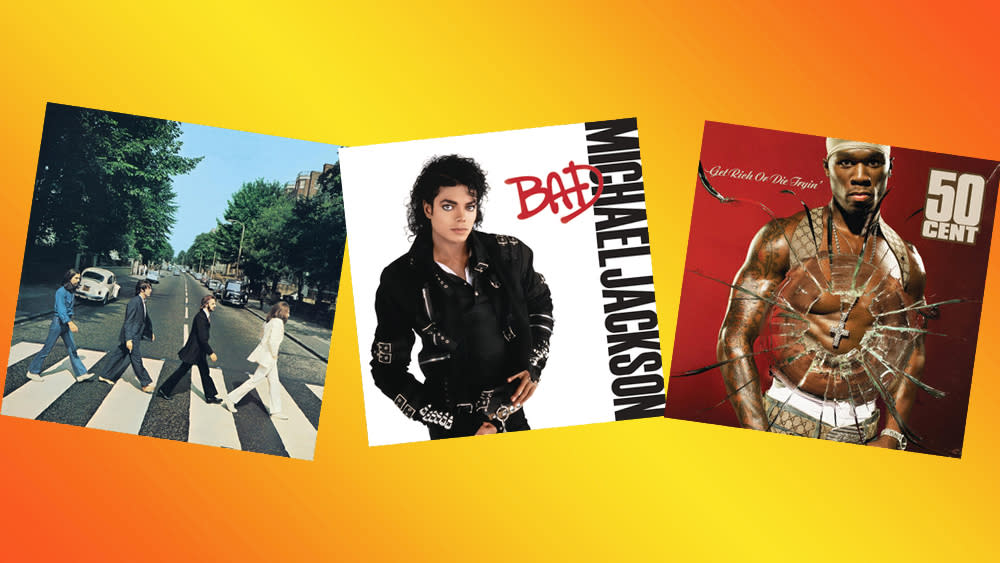  Three of the most recognised album covers. 
