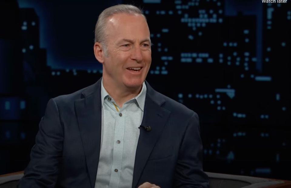 Bob Odenkirk appeared Wednesday on “Jimmy Kimmel Live.” ABC