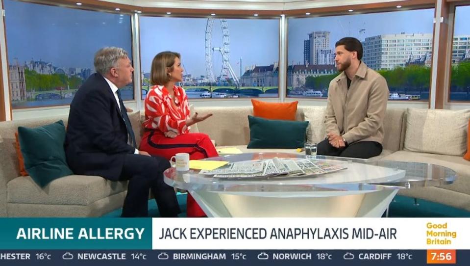 Fowler pictured on GMB with Ed Balls and Susanna Reid (ITV)