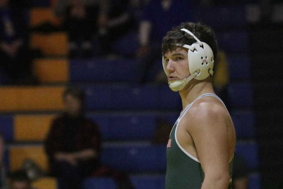 Madison's Hunter Hutcheson earned a sectional title at 190 pounds on Saturday.