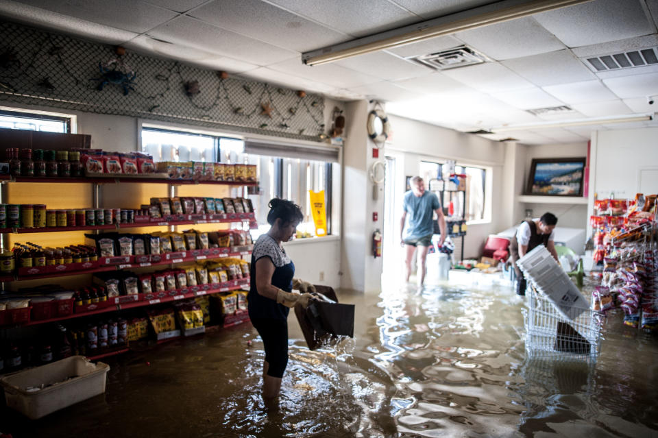 Inside Marie's Seafood Market.&nbsp;