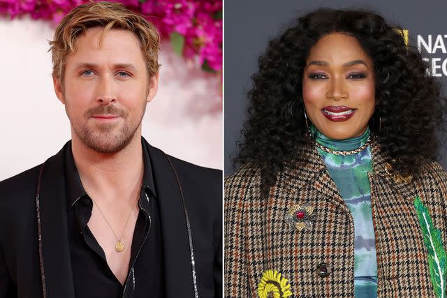 <p>Mike Coppola/Getty, Monica Schipper/Getty</p> From Left: Ryan Gosling; and Angela Bassett