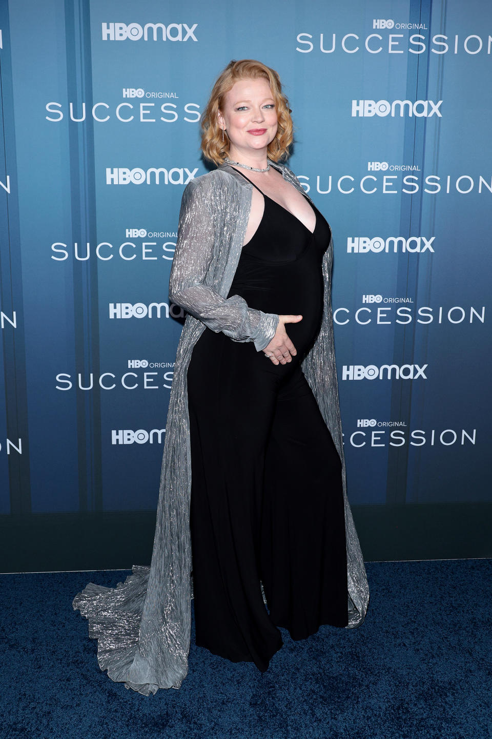 Sarah Snook attends HBO’s ‘Succession’ Season 4 Premiere on March 20, 2023 in New York City. (Photo by Dimitrios Kambouris/WireImage)