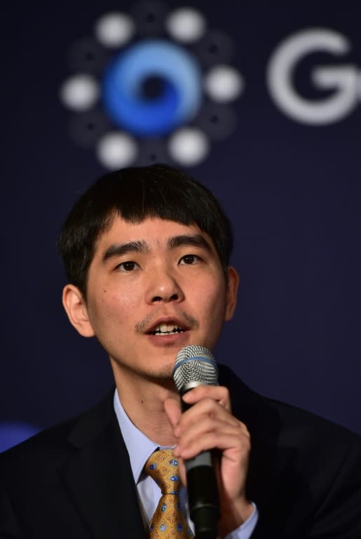 Lee Se-Dol, one of the greatest modern players of the ancient board game Go, speaks a post-match press conference after the fifth and final game of his match against Google-developed supercomputer AlphaGo in Seoul on March 15, 2016
