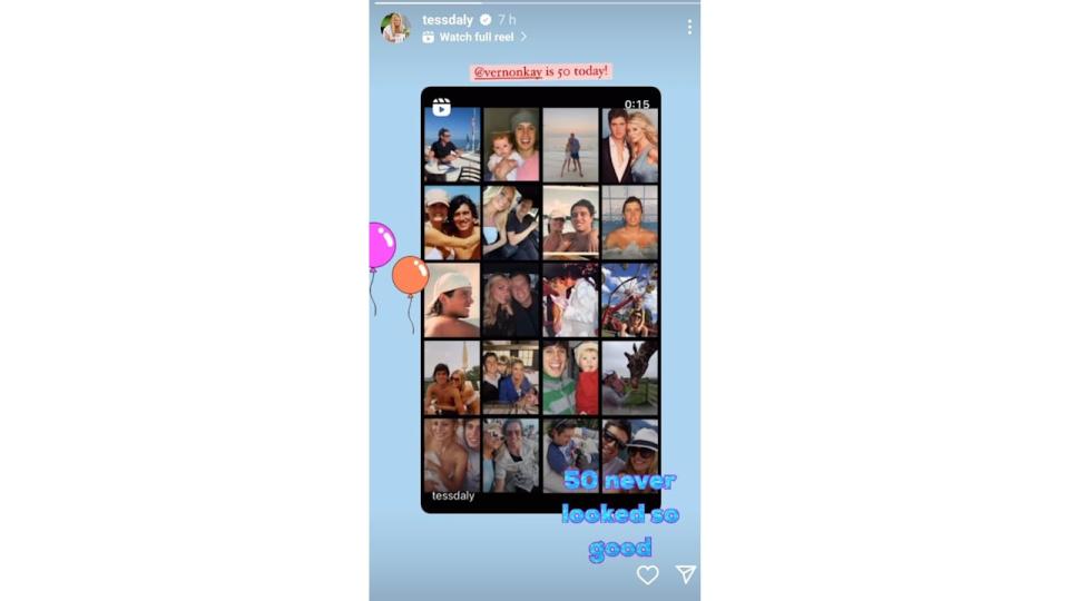 family photos in Instagram reel 