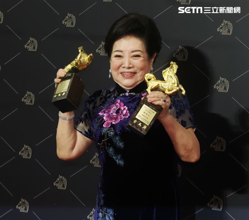 81歲的國民阿嬤陳淑芳，以《親愛的房客》、《孤味》兩部電影奪下第57屆最佳女配角與女主角獎。（圖／記者邱榮吉、楊澍攝影）