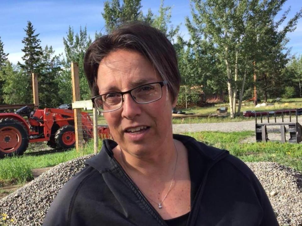 Cathy Stannard, co-owner of Mandalay Farm, said it would be difficult to replace the birds she would lose if there was a case of the avian flu in her flock. (Cheryl Kawaja/CBC - image credit)