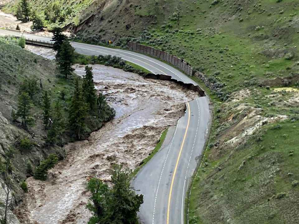 Severe Flooding Causes Damage in Yellowstone National Park: Photos