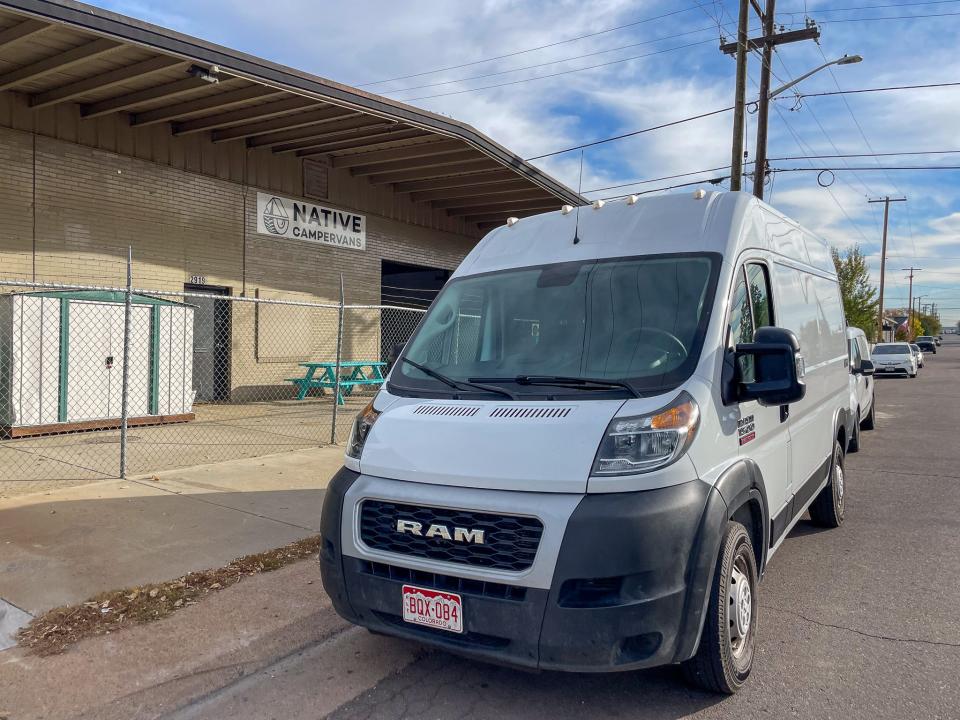 The Sprinter van Insider's author rented for two weeks from Native Campervans.