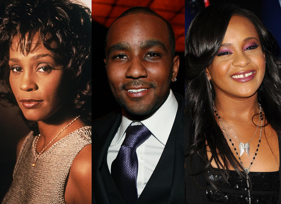 Whitney Houston, Nick Gordon, Bobbi Kristina Brown