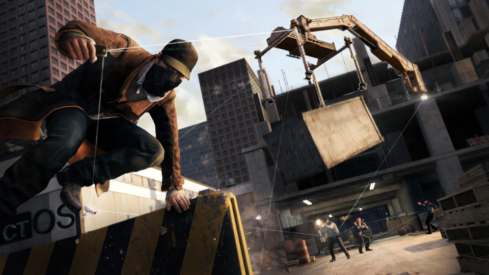 This photo provided by Ubisoft shows a scene from the video game, "Watch Dogs". (AP Photo/Ubisoft)