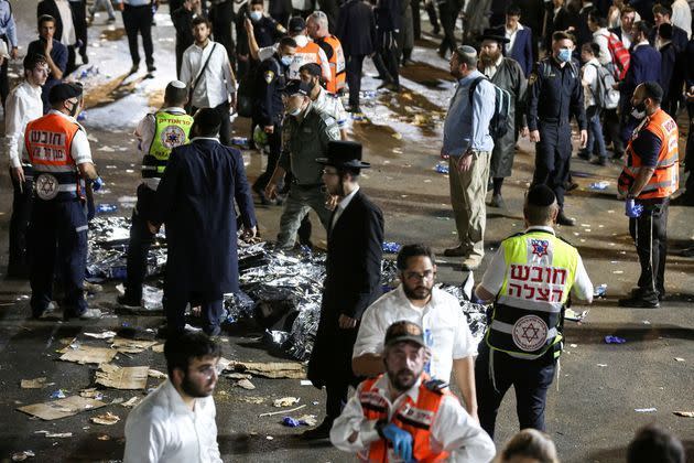 <p>Le Magen David Adom (le service d’urgence officiel d’Israël) explique que le drame aurait été causé par un mouvement de foule dû à une surpopulation. </p>