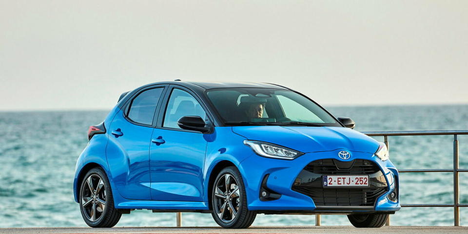 Le bleu Neptune sied à la nouvelle Toyota Yaris.  - Credit: