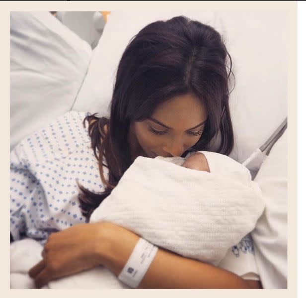 Rochelle Humes has welcomed a second daughter (Photo:Rochelle Humes/Instagram)