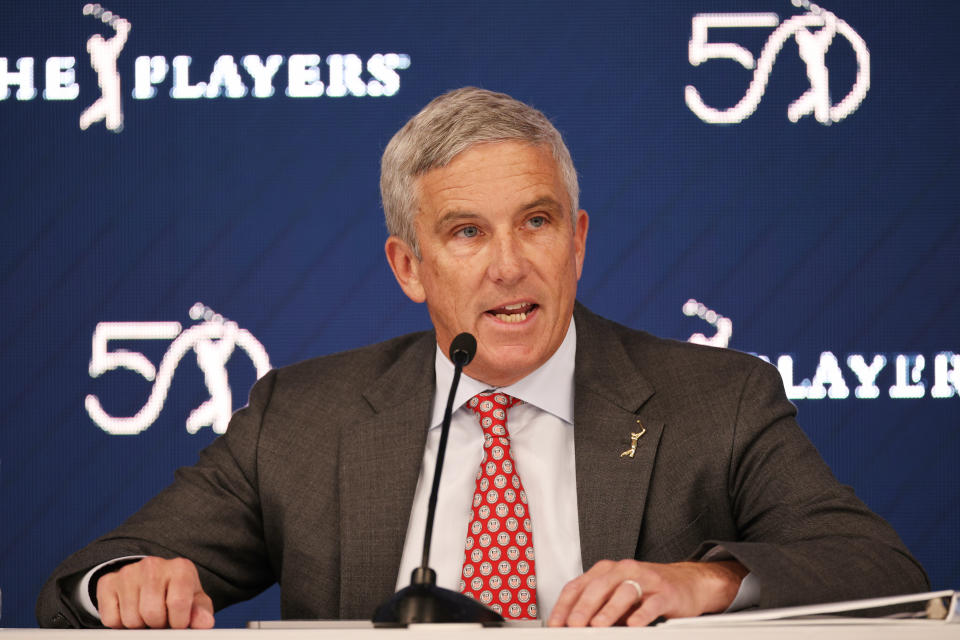 PGA Tour commissioner Jay Monahan. (Jared C. Tilton/Getty Images)