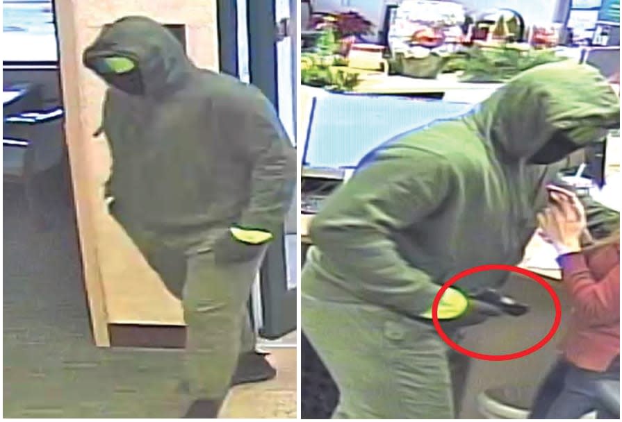 <div class="inline-image__caption"><p>Surveillance images from the Tulsa Teachers Federal Credit Union robbery. </p></div> <div class="inline-image__credit">FBI</div>