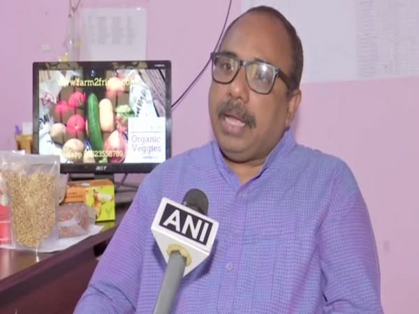 Venkat Vetti, CEO & Founder, 'Farm2Fridge' speaking to ANI (Photo/ANI)