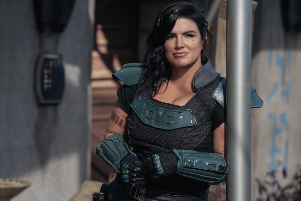 Gina Carano como Cara Dune en la segunda temporada de The Mandalorian