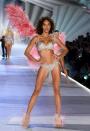 Find out what Adriana Lima, Kendall Jenner, Bella Hadid, Gigi Hadid, and Elsa Hosk wore at this year’s Victoria's Secret Fashion Show in New York.