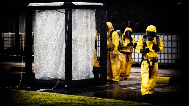 <p>Getty</p> chemical spill -- stock image