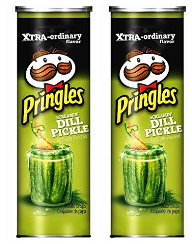 Pringles Screamin' Dill Pickle Chips