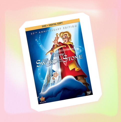 <p>Sword in the Stone: 50th Anniversary Edition (DVD + Digital Copy)</p><p>amazon.com</p><p>$8.99</p><p><a href="https://www.amazon.com/Sword-Stone-50th-Anniversary-Digital/dp/B00CUDD0C0/?tag=syn-yahoo-20&ascsubtag=%5Bartid%7C10065.a.42396746%5Bsrc%7Cyahoo-us" rel="nofollow noopener" target="_blank" data-ylk="slk:Shop Now;elm:context_link;itc:0;sec:content-canvas" class="link ">Shop Now</a></p><span class="copyright">Design by Francisco Serrano</span>