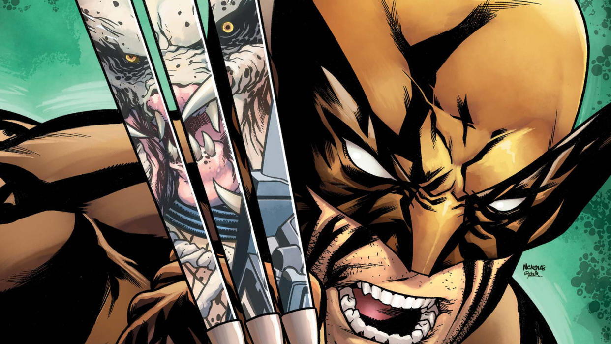  Cover art from Predator vs Wolverine #1. 