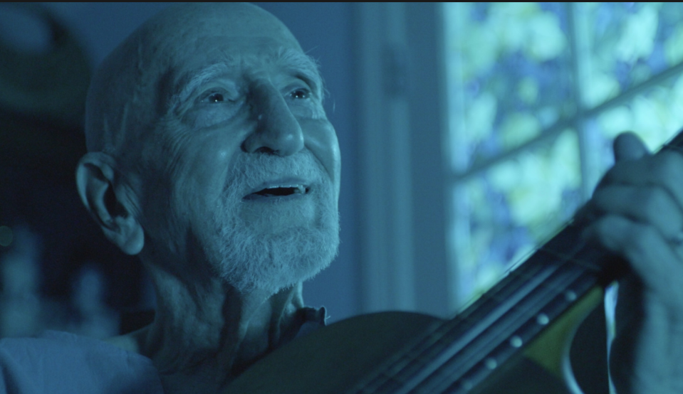 Dominic Chianese in "The Old Guitarist.” 