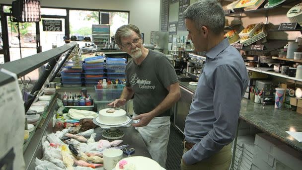 PHOTO: Masterpiece Cakeshop owner Jack Philips has stayed out the wedding cake business since 2012 due to ongoing litigation. (ABC News)